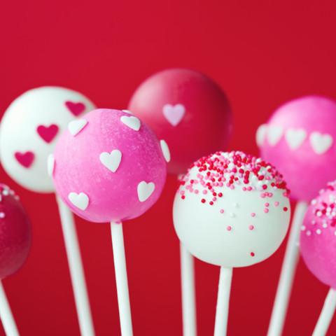 Valentýnské pralinky & cake pops